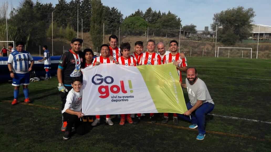 Equipo de Futbol 5 para ciegos de la Fundacion Paraportes.